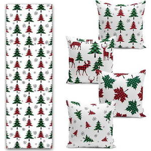 Set povlaků na polštář a běhounu 5 ks Tartan – Mila Home obraz