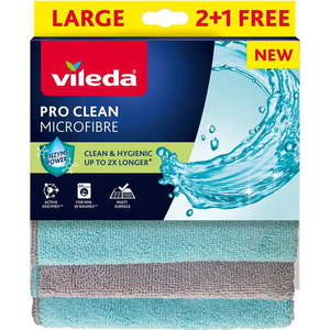 Hadříky z mikrovlákna v sadě 6 ks Pro Clean – Vileda obraz