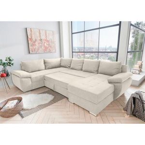 Livetastic SEDACÍ SOUPRAVA, textil, krémová obraz