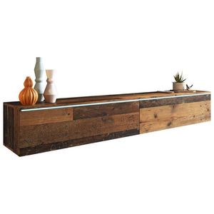 P & B NÍZKÁ KOMODA, barva starého dubu, 180/30/33 cm obraz