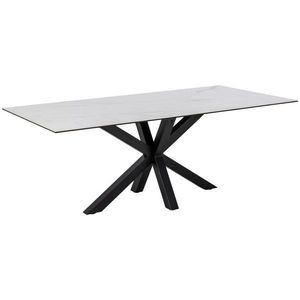 Livetastic JÍDELNÍ STŮL, bílá, 200/100/75, 5 cm obraz