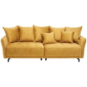 Carryhome POHOVKA BIG SOFA, textil, žlutá obraz