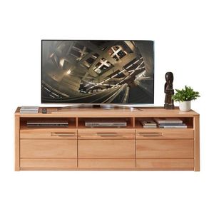 Carryhome KOMODA POD TELEVIZI, jádrový buk, jádrový buk, 190/58/45 cm obraz
