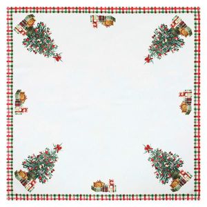 X-Mas UBRUS, 80/80 cm, bílá obraz