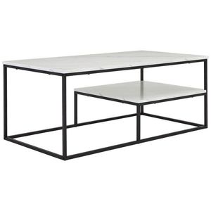 MID.YOU KONFERENČNÍ STOLEK, černá, bílá, kov, kompozitní dřevo, 110/60/45 cm obraz