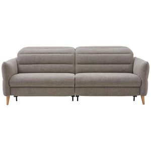 Dieter Knoll DVOUMÍSTNÁ POHOVKA, textil, šedobéžová obraz