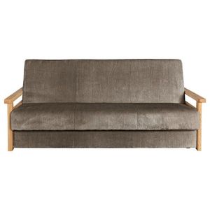 P & B ROZKLÁDACÍ POHOVKA, textil, hnědá obraz