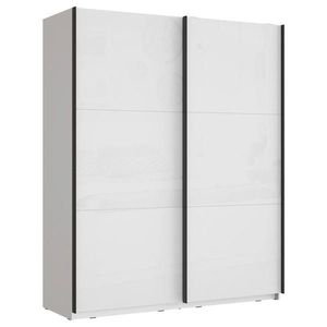 home24 SKŘÍŇ S POSOUVACÍMI DVEŘMI, bílá, vysoce lesklá bílá, 170, 3/209, 7/61, 2 cm obraz