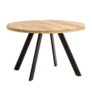 MID.YOU JÍDELNÍ STŮL, mangové dřevo, hnědá, 120/120/76 cm obraz