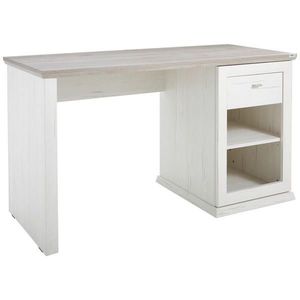 Hom`in PSACÍ STŮL, šedá, bílá, 135/59/76 cm obraz