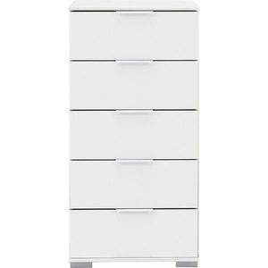 Carryhome KOMODA, bílá, 49/102/41 cm obraz