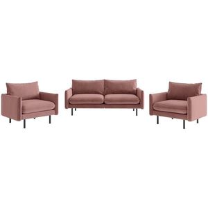 Livetastic SEDACÍ SESTAVA, textil, starorůžová obraz