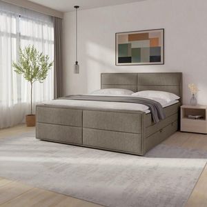 MID.YOU POSTEL BOXSPRING, 180/200 cm, béžová obraz