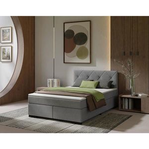 MID.YOU POSTEL BOXSPRING, 120/200 cm, antracitová obraz
