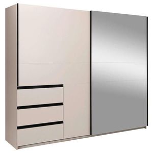 MID.YOU ŠATNÍ SKŘÍŇ S POSUVNÝMI DVEŘM, kašmírová, 250/205/61, 5 cm obraz