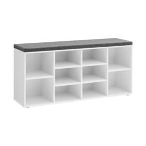 Boxxx LAVICE S BOTNÍKEM, bílá, 104/48/30 cm obraz