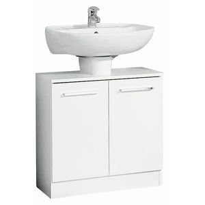 Carryhome SKŘÍŇKA POD UMYVADLO, bílá, bílá, 60/62/33 cm obraz