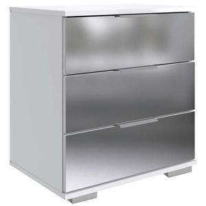 Carryhome NOČNÍ STOLEK, bílá, 52/58/38 cm obraz