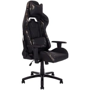 MID.YOU HERNÍ ŽIDLE, vzhled kůže, zelená, černá obraz