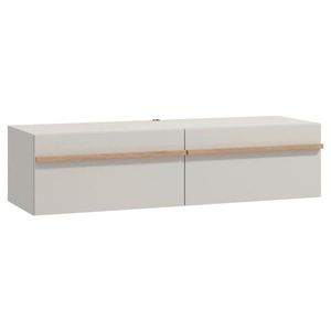 Xora TV STOLEK, kašmírová, dub artisan, 128/32/41, 5 cm obraz