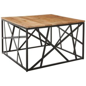 Livetastic KONFERENČNÍ STOLEK, černá, barvy akácie, dřevo, kov, 70/43/70 cm obraz