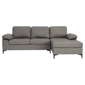 MID.YOU ROHOVÁ SEDAČKA, textil, šedá obraz