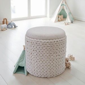 Livetastic TABURET, textil, 40/45/40 cm obraz