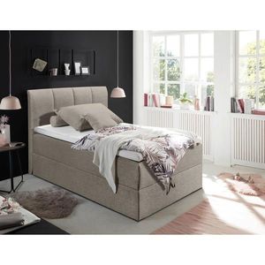 MID.YOU POSTEL BOXSPRING, 120/200 cm, jílová barva obraz