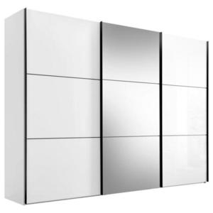 Moderano SKŘÍŇ S POSOUVACÍMI DVEŘMI, bílá, 249/222/68 cm obraz