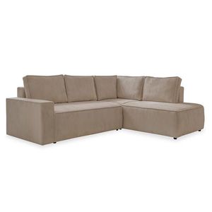 MID.YOU ROHOVÁ SEDAČKA, textil, šedohnědá obraz