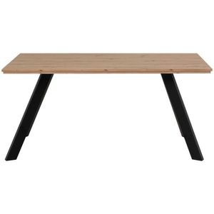 MID.YOU JÍDELNÍ STŮL, černá, dub artisan, 160/90/72, 5 cm obraz