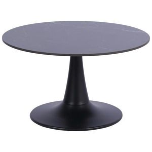 Stylife KONFERENČNÍ STOLEK, černá, kov, keramika, 70/70/40 cm obraz