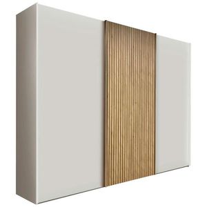 Novel SKŘÍŇ S POSUVNÝMI DVEŘMI, bílá, dub bianco, 250/217/67 cm obraz