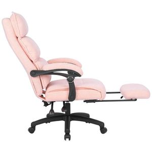 Carryhome KANCELÁŘSKÉ KŘESLO, látka teddy, růžová obraz