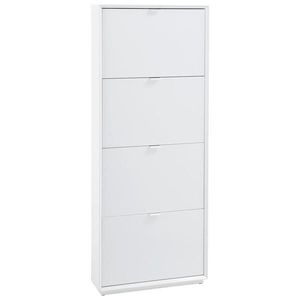 Xora VYKLÁPĚCÍ BOTNÍK, bílá, barvy nerez oceli, 65/160/18 cm obraz