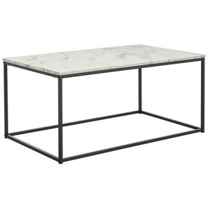 MID.YOU KONFERENČNÍ STOLEK, černá, bílá, kov, kompozitní dřevo, 100/60/45 cm obraz
