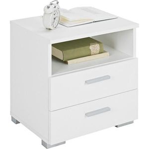 Carryhome NOČNÍ STOLEK, bílá, 45/47/35 cm obraz