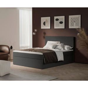 Livetastic AMERICKÁ POSTEL, 180/200 cm, tmavě šedá obraz