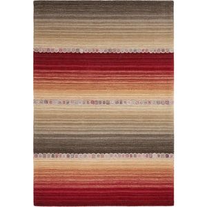 Cazaris ORIENTÁLNÍ KOBEREC, 70/140 cm, šedá, červená obraz