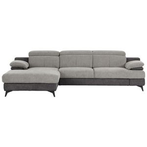 Livetastic ROHOVÁ SEDAČKA, textil, světle šedá, tmavě šedá obraz