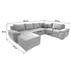 Livetastic SEDACÍ SOUPRAVA, textil, hnědá obraz