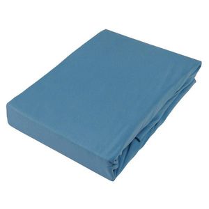 Novel BOXSPRINGOVÉ PROSTĚRADLO, žerzej, modrá, 140/220 cm obraz