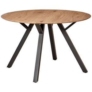 MID.YOU JÍDELNÍ STŮL, černá, barvy dubu, 120/76/120 cm obraz