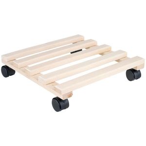 Homeware POJÍZDNÝ PODSTAVEC dřevo, obraz