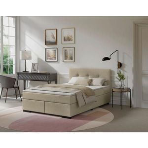 MID.YOU POSTEL BOXSPRING, 120/200 cm, béžová obraz