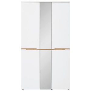 Voleo SKŘÍŇ NA ODĚV, bílá, dub artisan, 105/192/38 cm obraz