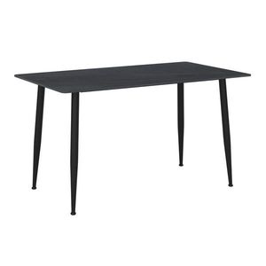 P & B JÍDELNÍ STŮL, černá, 120/76/80 cm obraz