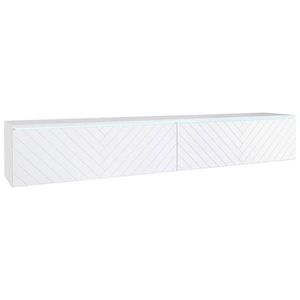 P & B NÍZKÁ KOMODA, bílá, 180/30/33 cm obraz