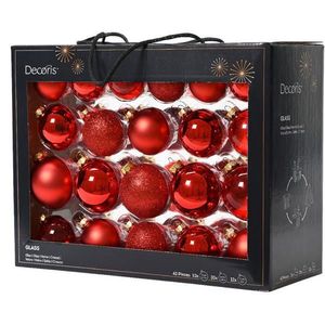 X-Mas SADA VÁNOČNÍCH KOULÍ 42dílné obraz