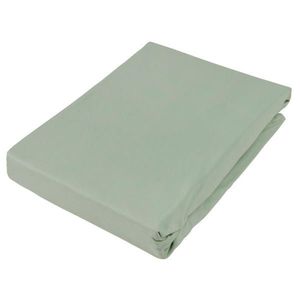Novel BOXSPRINGOVÉ PROSTĚRADLO, žerzej, zelená, 90/220 cm obraz